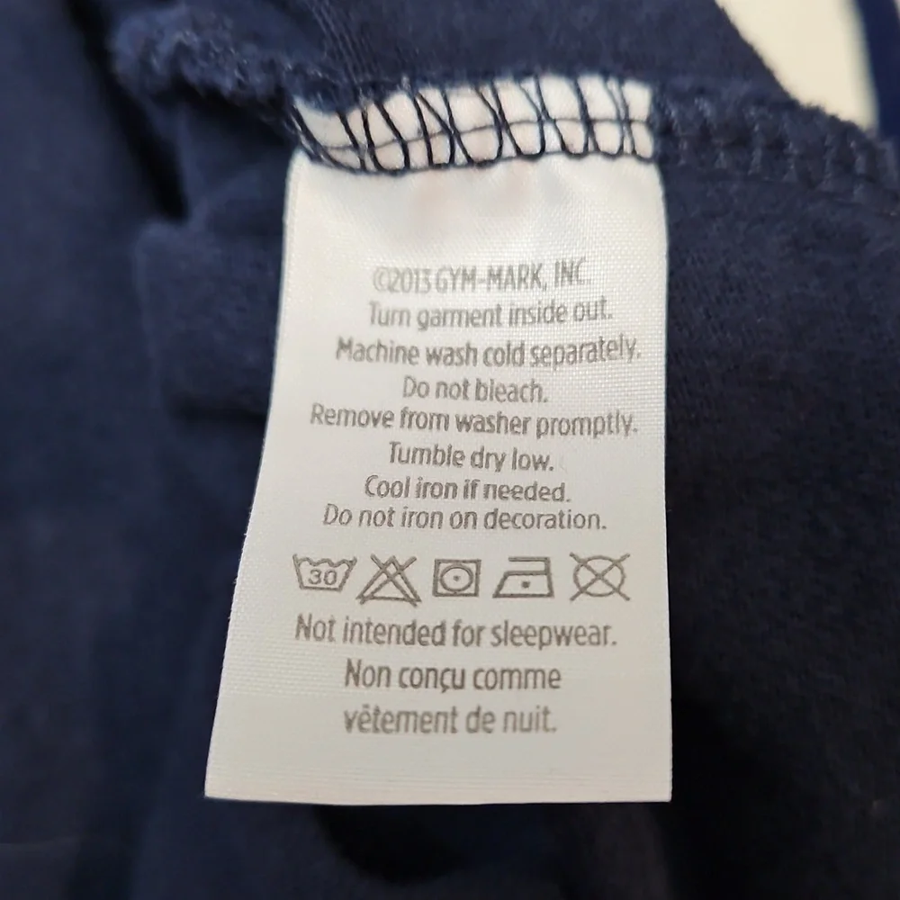 Gymboree Boy's Long Sleeve Shirt Football Size 8 Blue